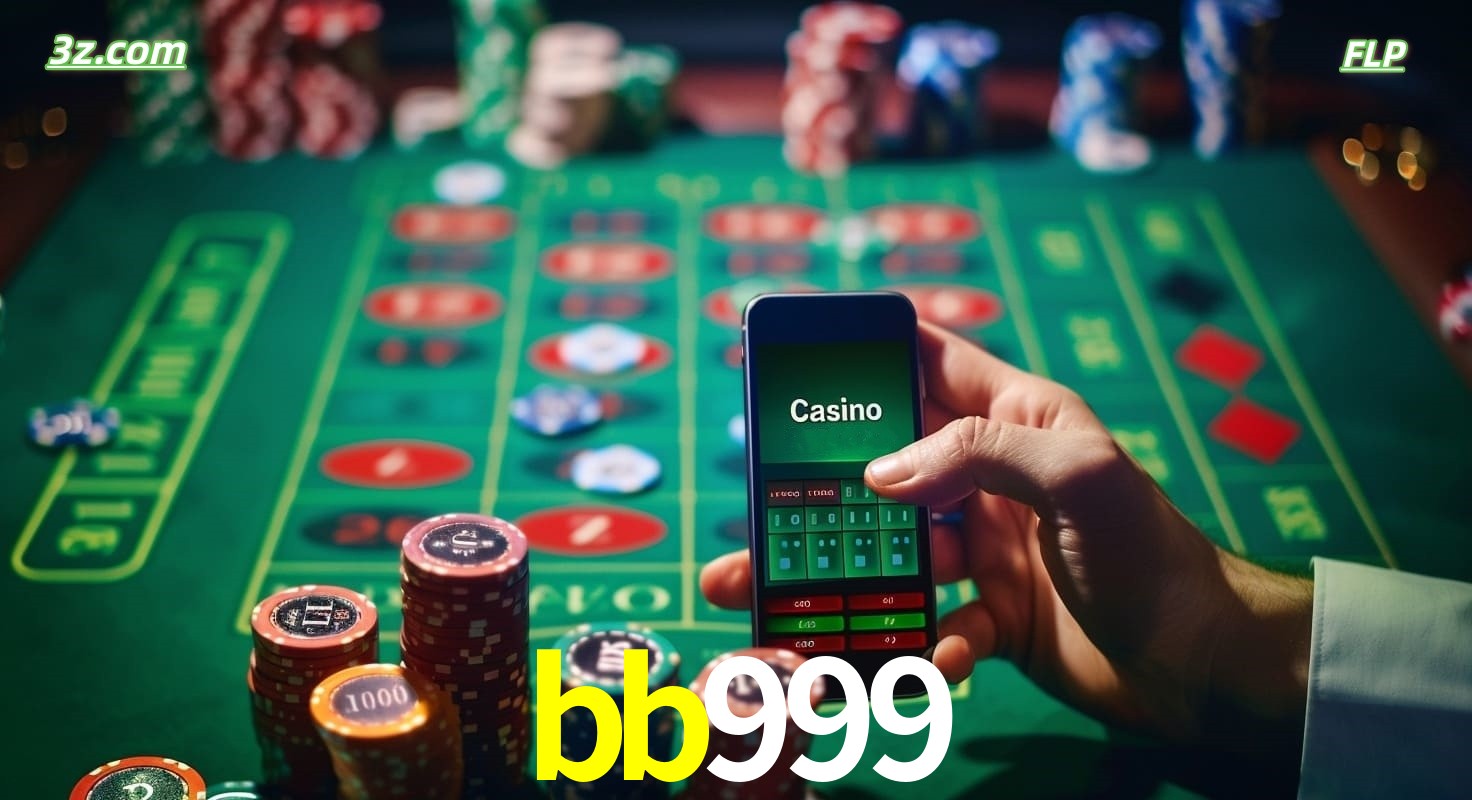 Cassino online móvel bb999 com apostas em roleta e fichas de pôquer
