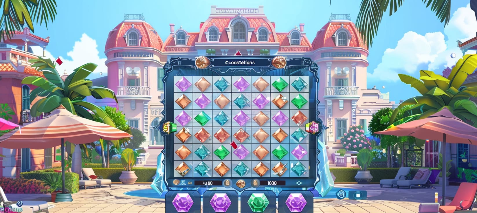 bb999 Constellations slot game cassino online com pedras preciosas